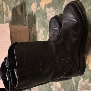 Frye Black Boots Mens